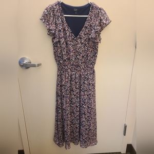MSK Floral Midi Dress